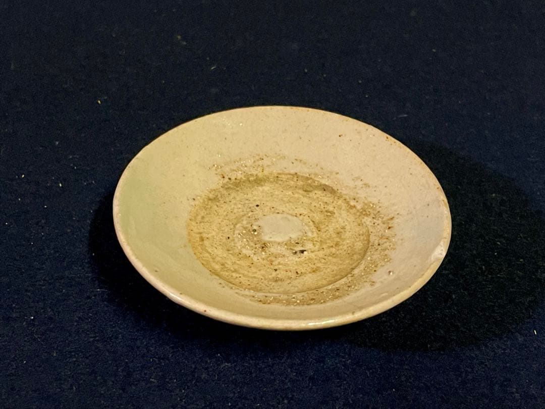 「祖」 くらわんか 白磁 豆皿 3客 波佐見焼 伊万里 （A）