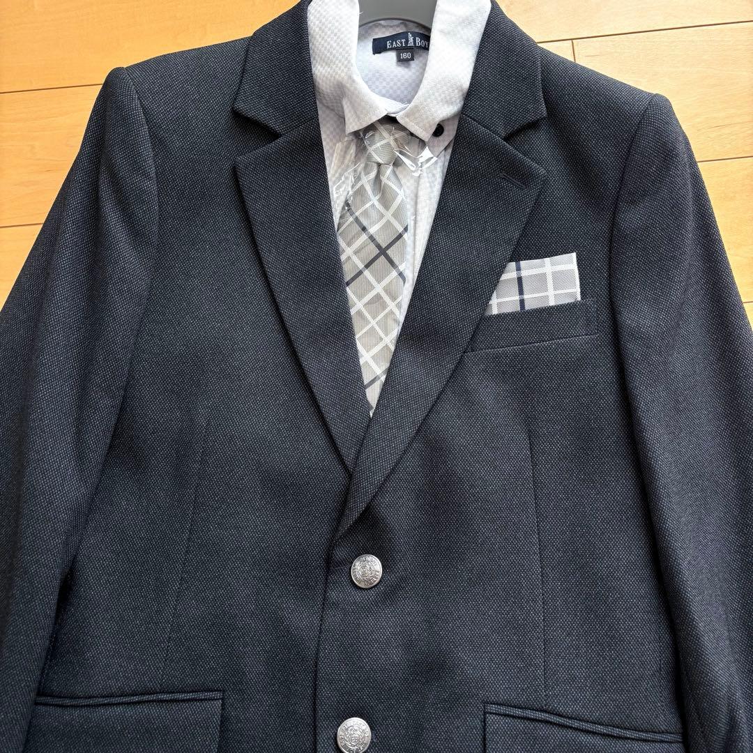【新品】 イーストボーイ キッズフォーマル スーツ 160 165 卒業式 男子