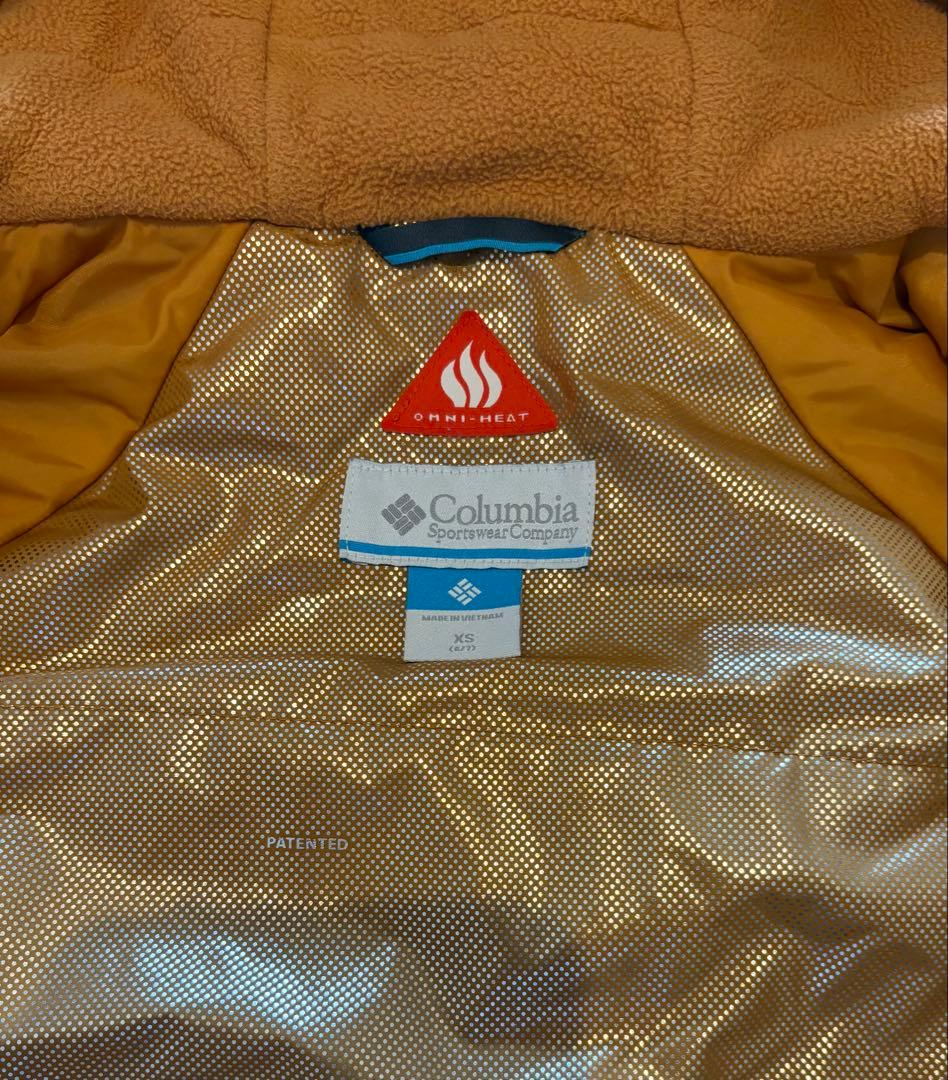 Columbia 子ども用 スキーウェア上下セット＋プロテクター、グローブ付