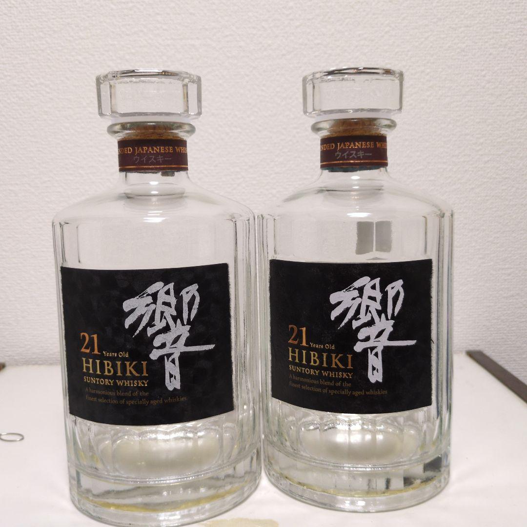 山崎18年空瓶3本・響21年空瓶2本