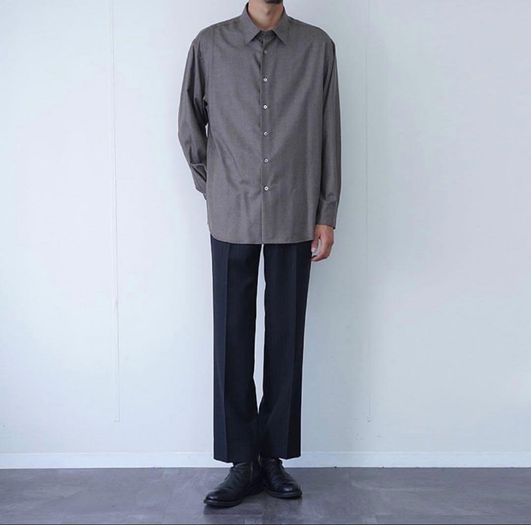 パンツ AURALEE BLUEFACED WOOL NARROW SLACKS 3
