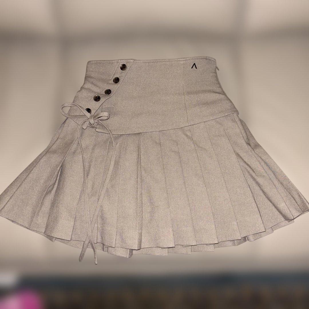 ANDMARY アンドマリー ベージュ プリーツスカート