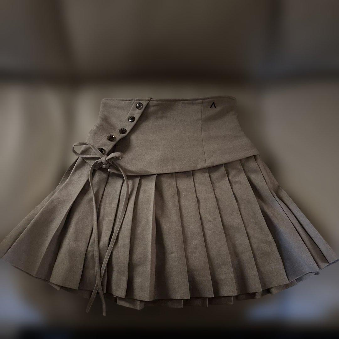 ANDMARY アンドマリー ベージュ プリーツスカート