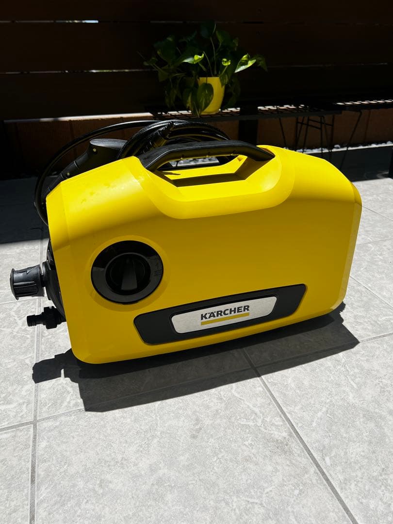 美品 KARCHER K2サイレント 高圧洗浄機本体 3M水道ホース付き