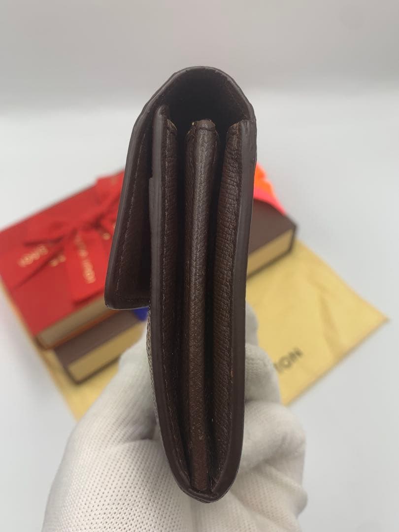 ルイヴィトン ダミエ 長財布 ポルトフォイユサラ 人気モデル 男女兼用