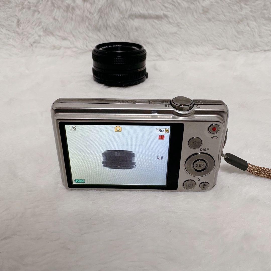 【美品】CASIO EXILIM EX-ZS12 シルバー コンデジ デジカメ