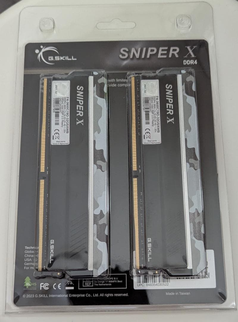 G.Skill DDR4メモリ DDR4-3600 32GB 16GB×2枚組