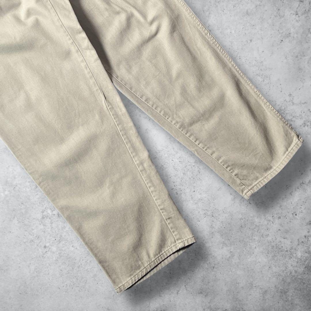 90s00sヴィンテージUSA製ポロバイラルフローレンポロチノベージュW33古着