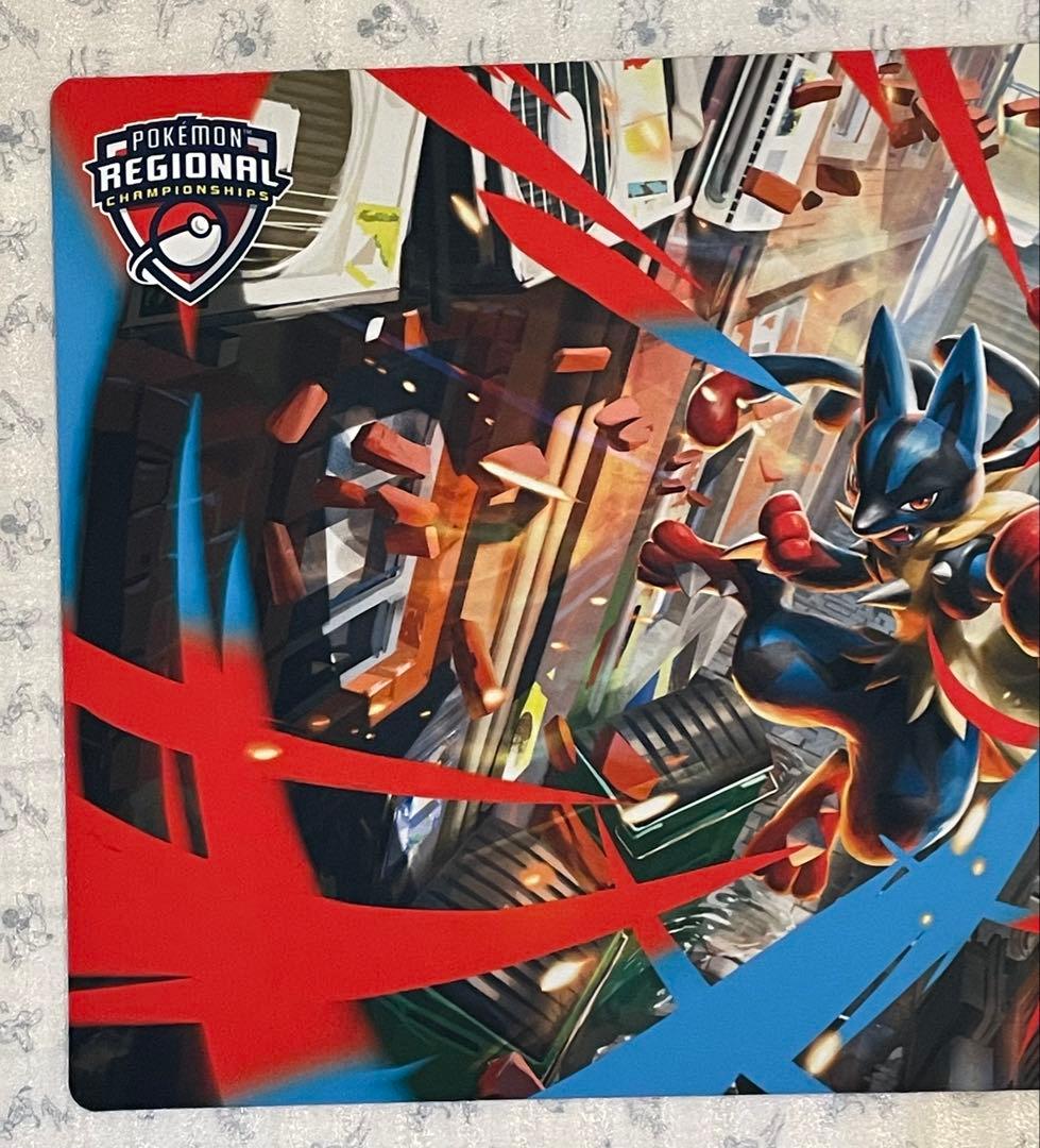 希少 メガルカリオ リージョナル プレイマット ポケモンカード 公式品
