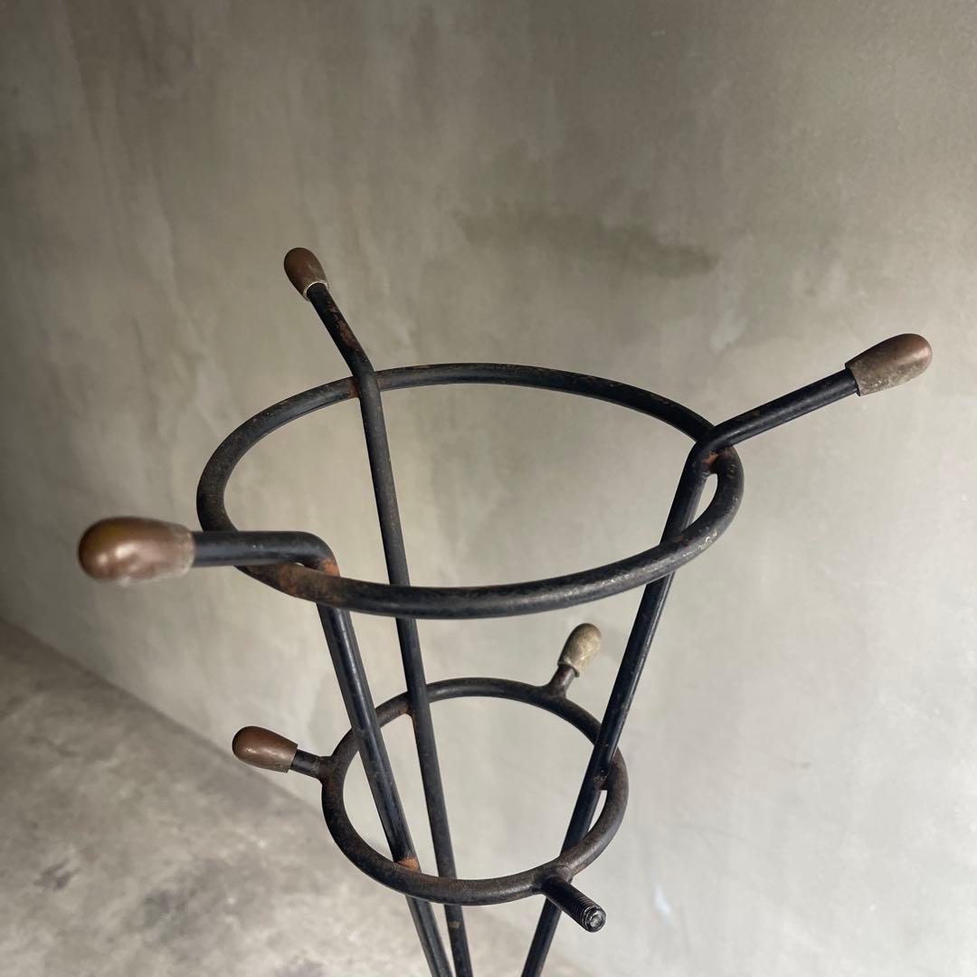 60'sオールドヴィンテージ インダストリアル　スチールコートハンガー