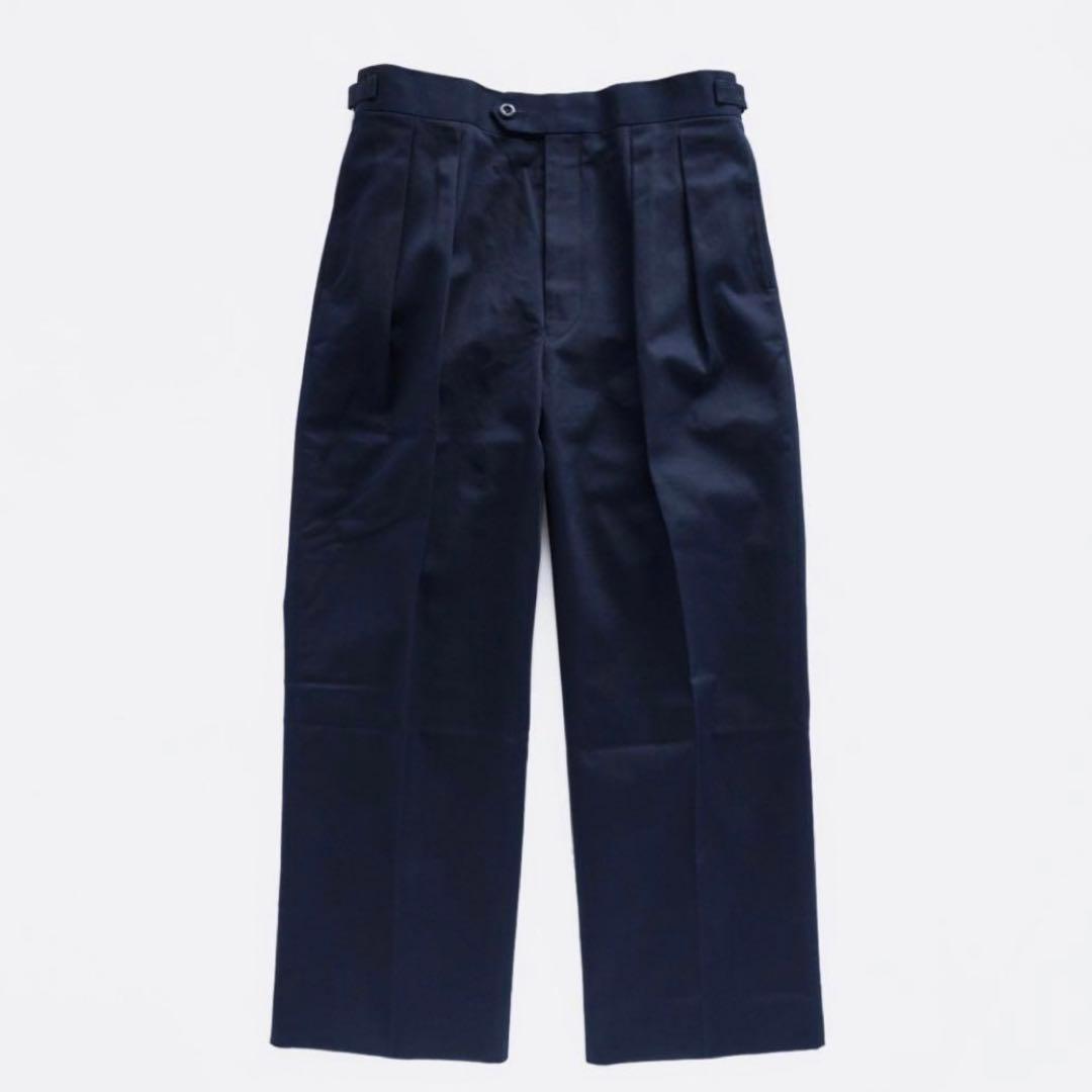 パンツ NEAT 16S COMA CHINO CLOTH WIDE TYPE2