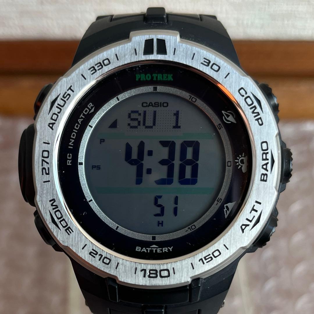 PROTREK PRW-3100 腕時計 電波ソーラー　トリプルセンサー