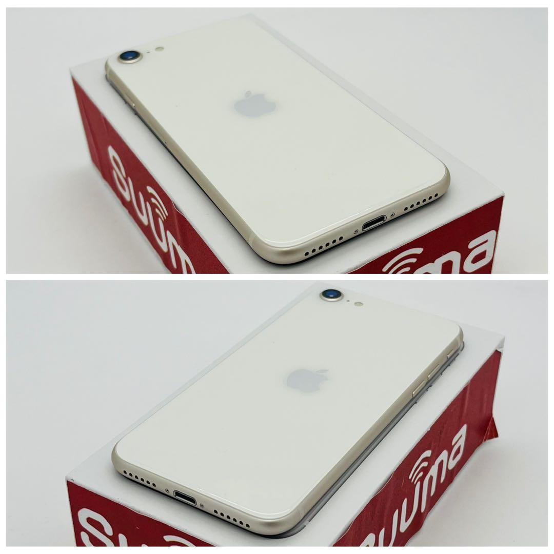 S 100% iPhone SE3 64 GB SIMフリー ホワイト 本体