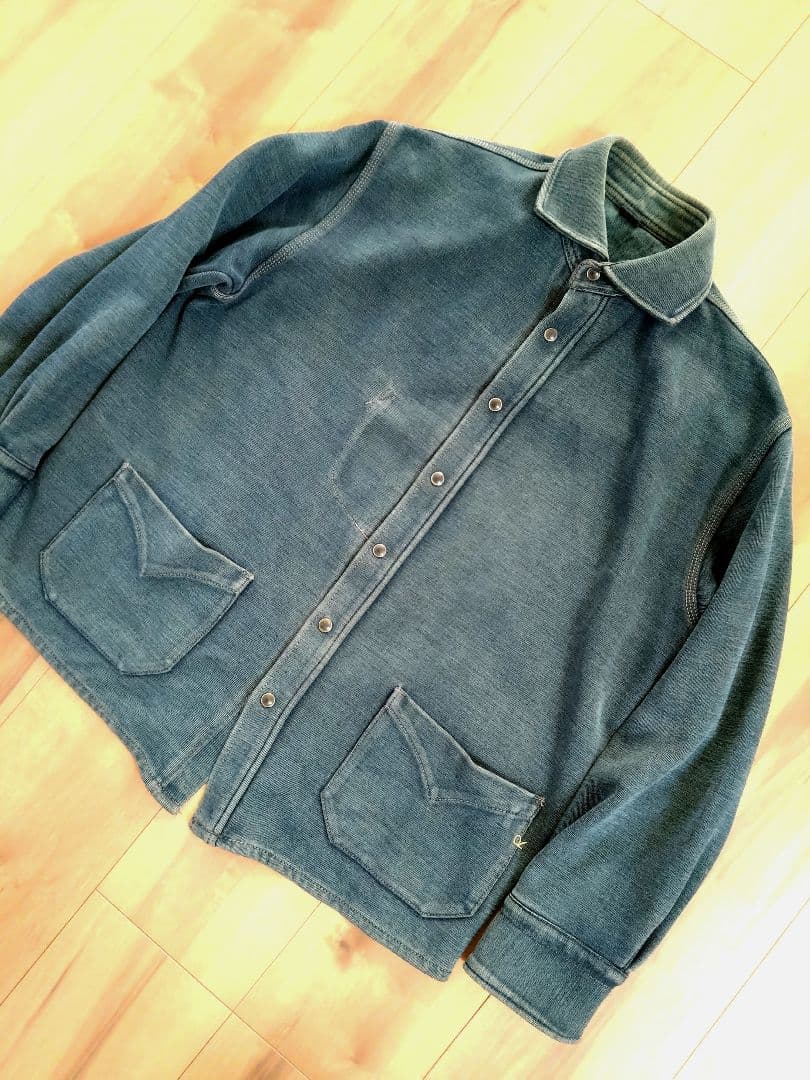 45rpm スウェットジャケット インディゴ 藍染