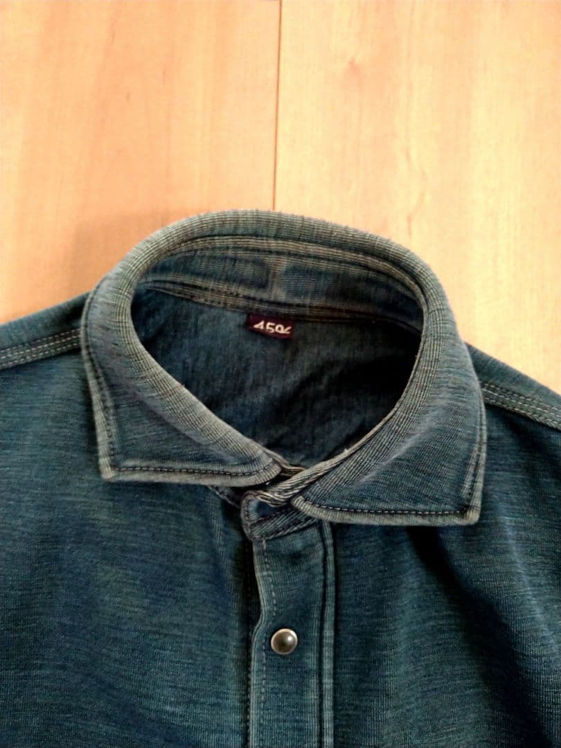 45rpm スウェットジャケット インディゴ 藍染