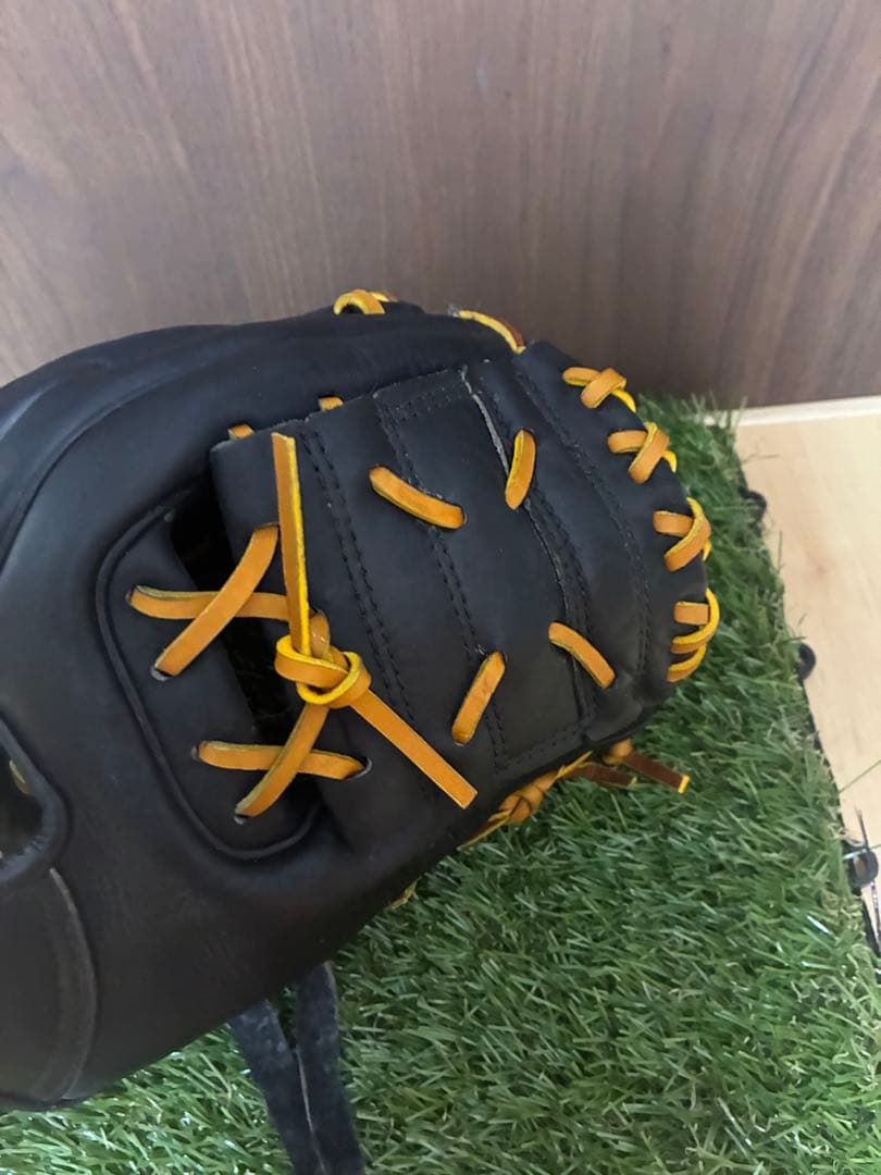 ぱおすNIKE一般軟式用内野手グラブ　全紐交換＋湯もみ型つけ済み