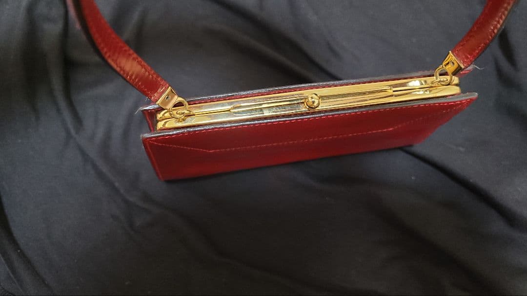 美品　LOEWE(ロエベ)　赤　ハンドバッグ パーティーバッグ