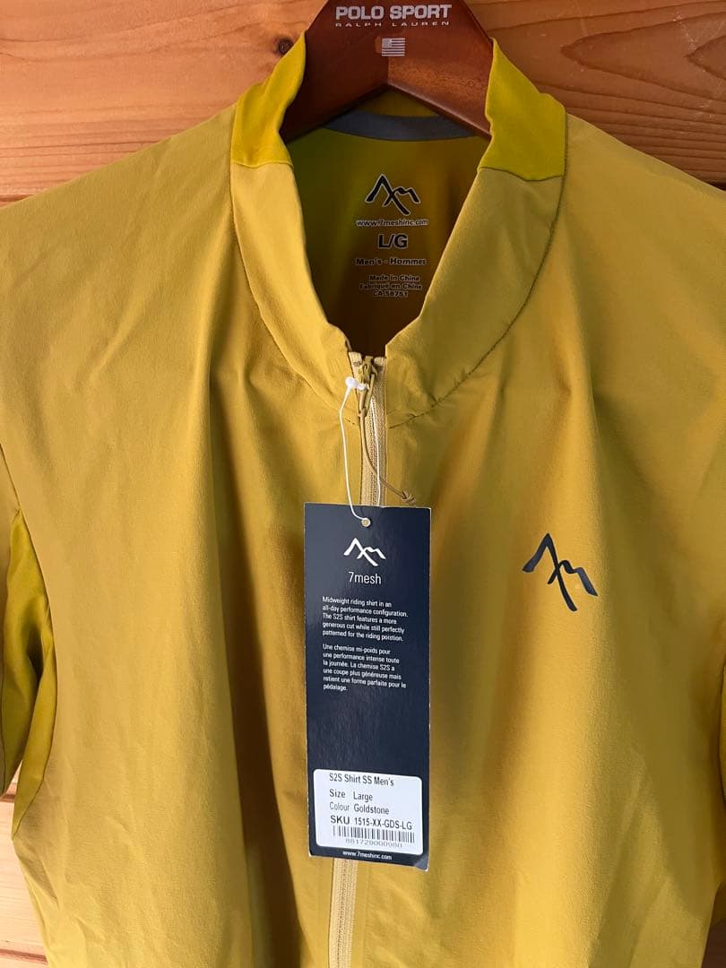 7mesh セブンメッシュ　サイクルジャージ　シトロン　L