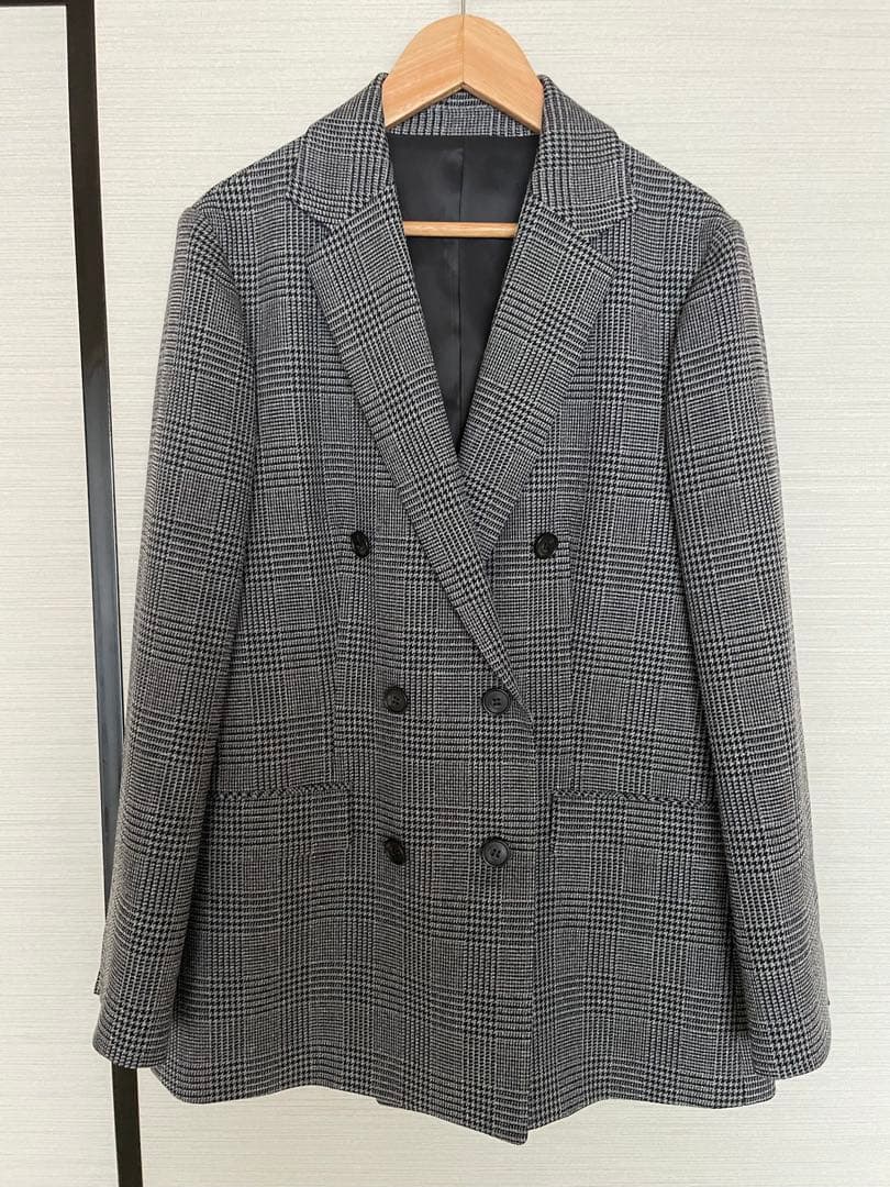 12月15日まで　AOKI ミワク　ツイードストレッチ ダブルジャケット