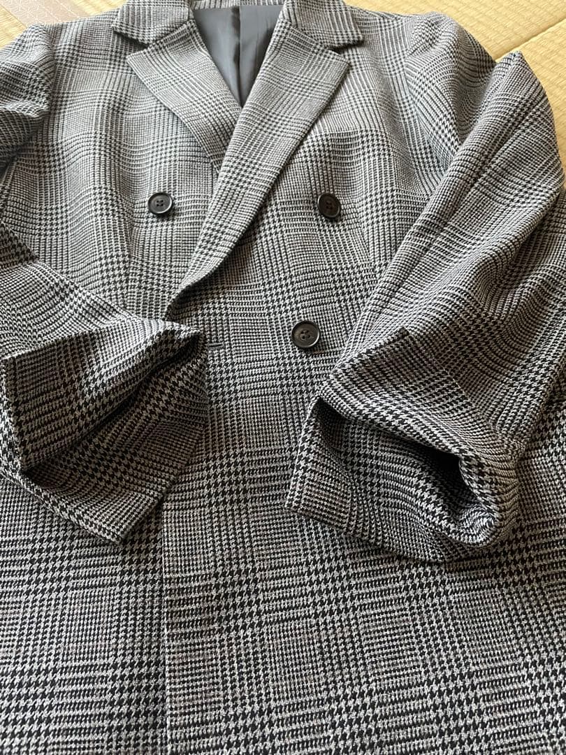 12月15日まで　AOKI ミワク　ツイードストレッチ ダブルジャケット