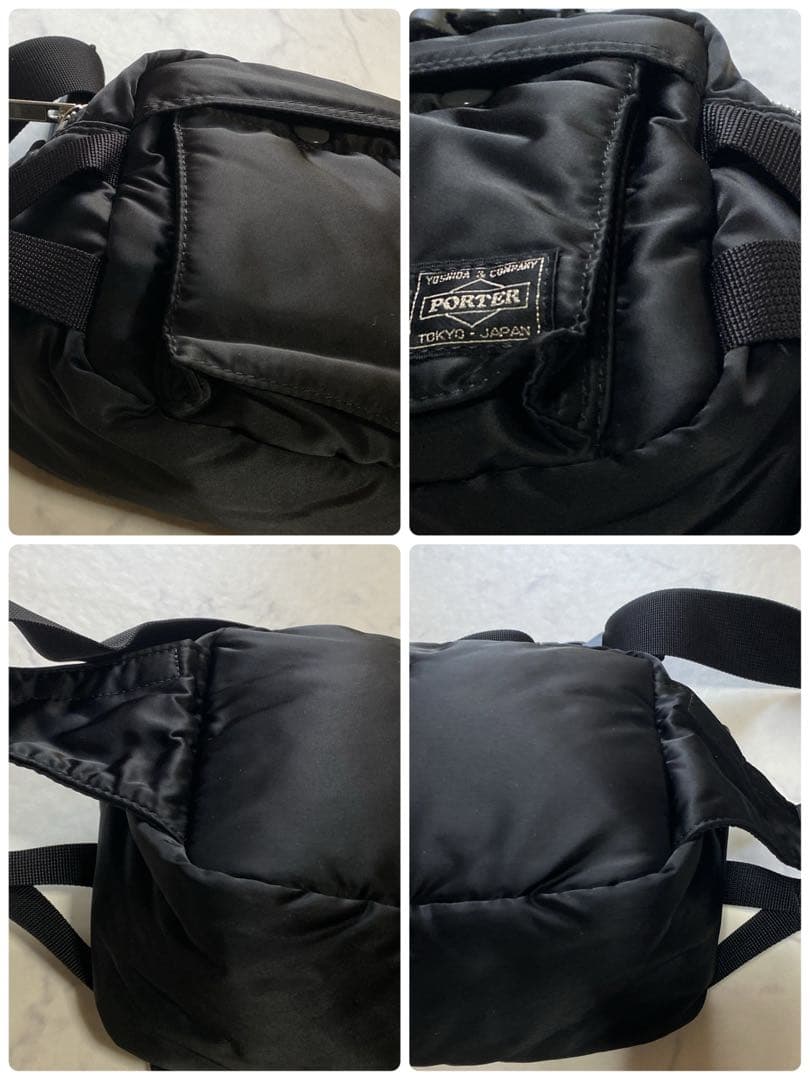 極美品✨ポーター タンカー ウエストバッグ ボディバッグ 黒
