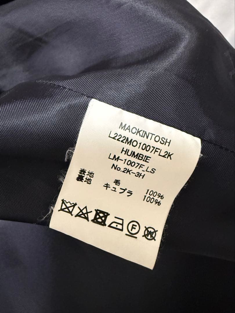 マッキントッシュ ハンビー IENA別注 ネイビー サイズ6