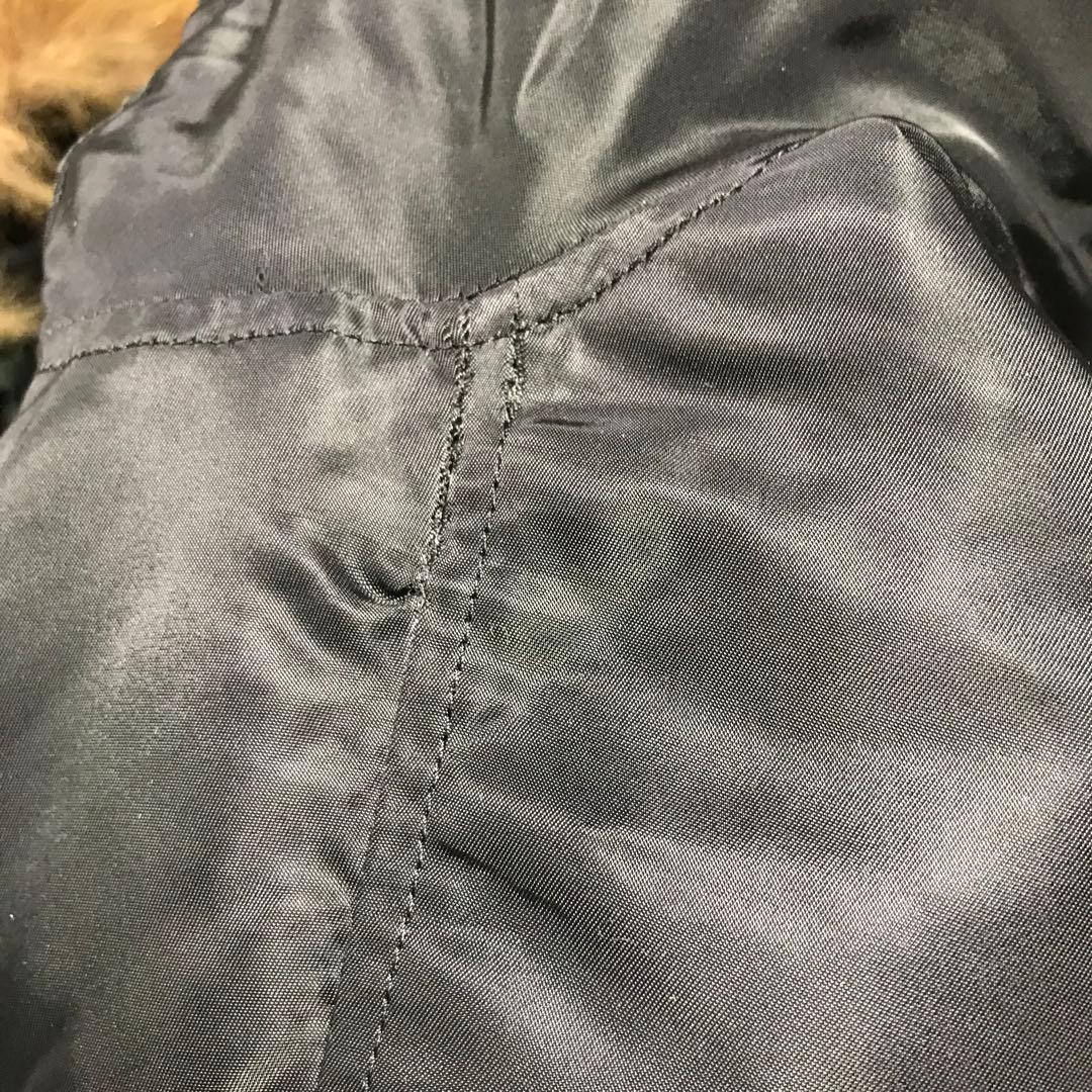 COOTIE N-3B L ブラック ラクーンファー