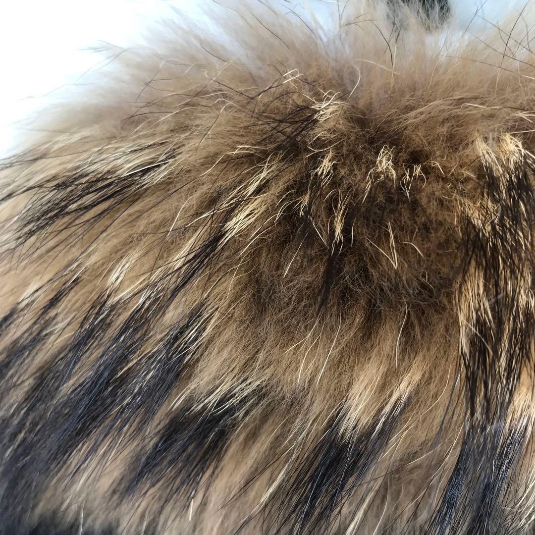 COOTIE N-3B L ブラック ラクーンファー