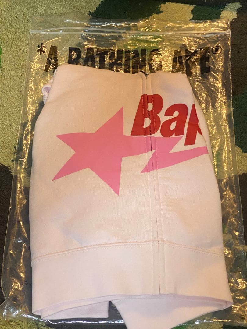 トップス BAPE STA CROPPED ZIP HOODIE S