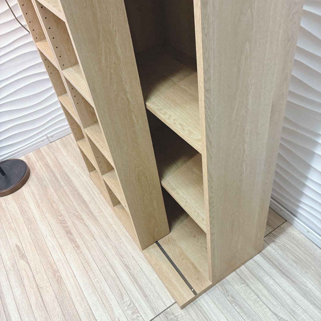 ◇大阪府全域 神戸市 配達料無料！◇ニトリ◇エスタンテ◇スライド書棚◇本棚◇