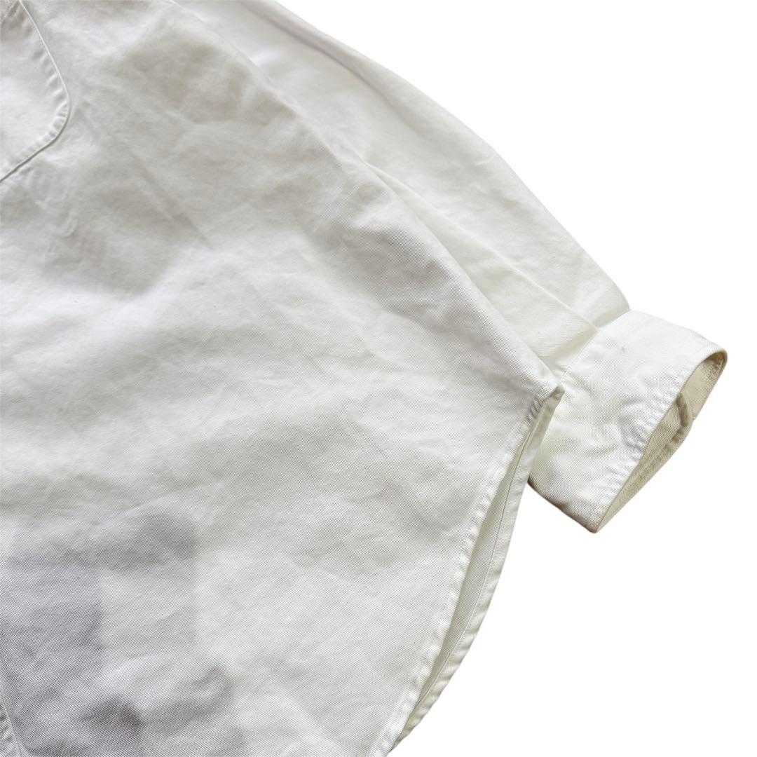 23AW MUSE OXFORD BD シャツ ジャケット ホワイト