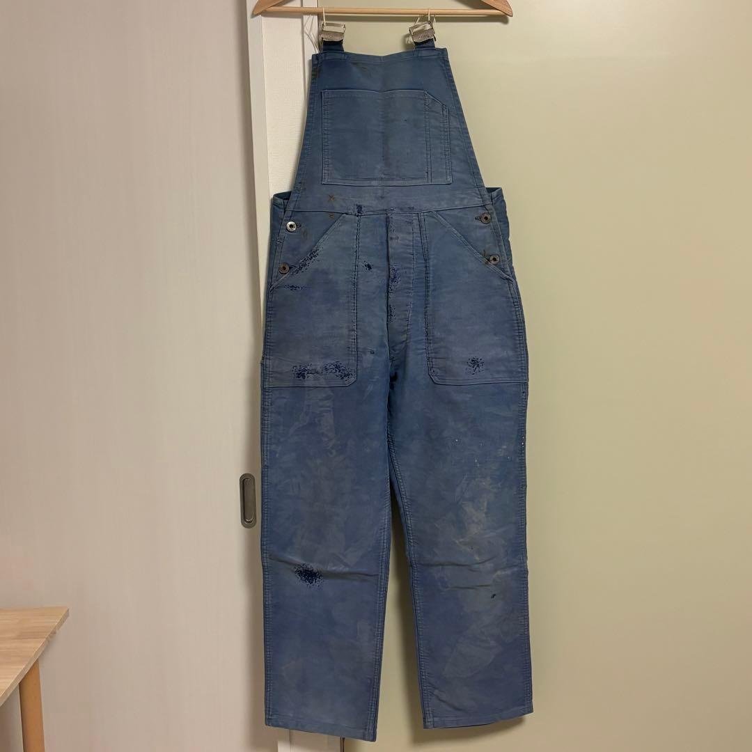 40s Le Mont Saint Michel モールスキンワークパンツ