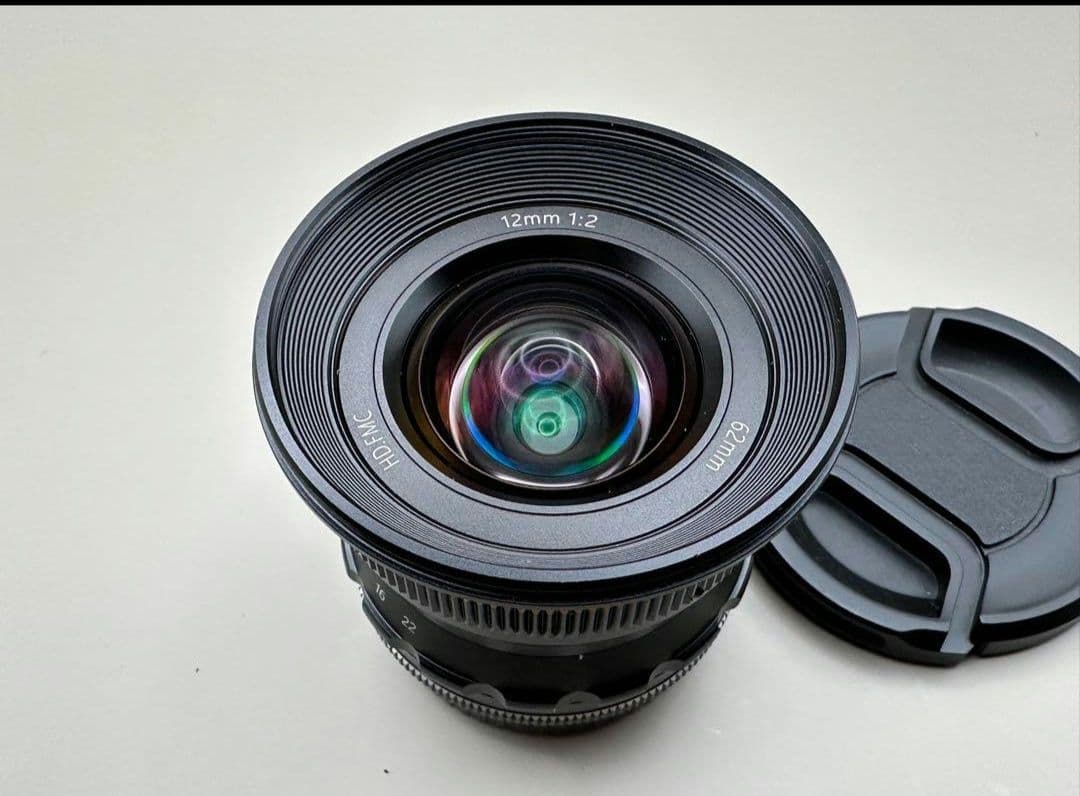 PERGEAR 12mm F2 広角単焦点レンズ 富士フイルムXマウント用中古