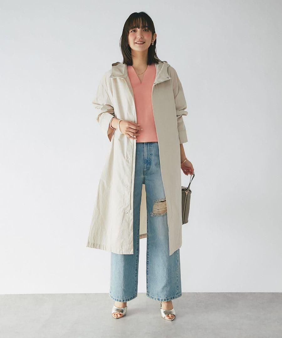 リヴドロワ✨機能的でお洒落に着回せる✨エンジョイショッピングライトモッズコート