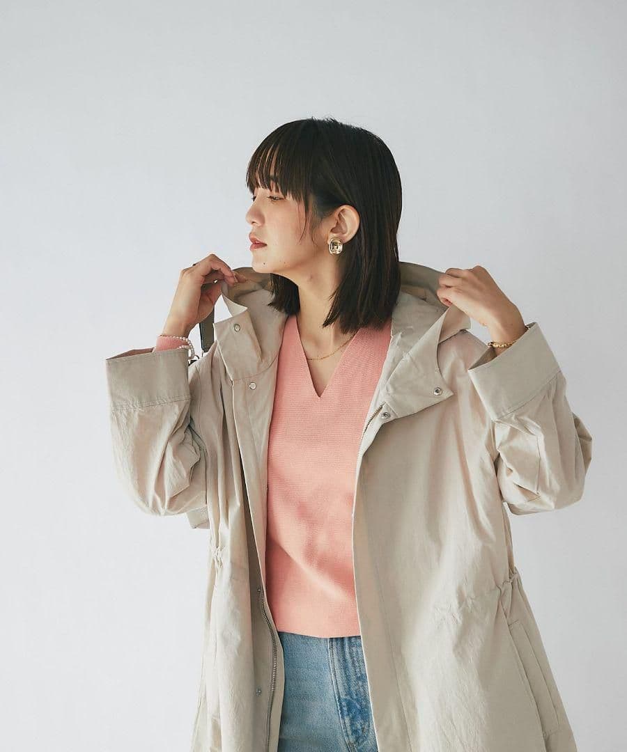 リヴドロワ✨機能的でお洒落に着回せる✨エンジョイショッピングライトモッズコート
