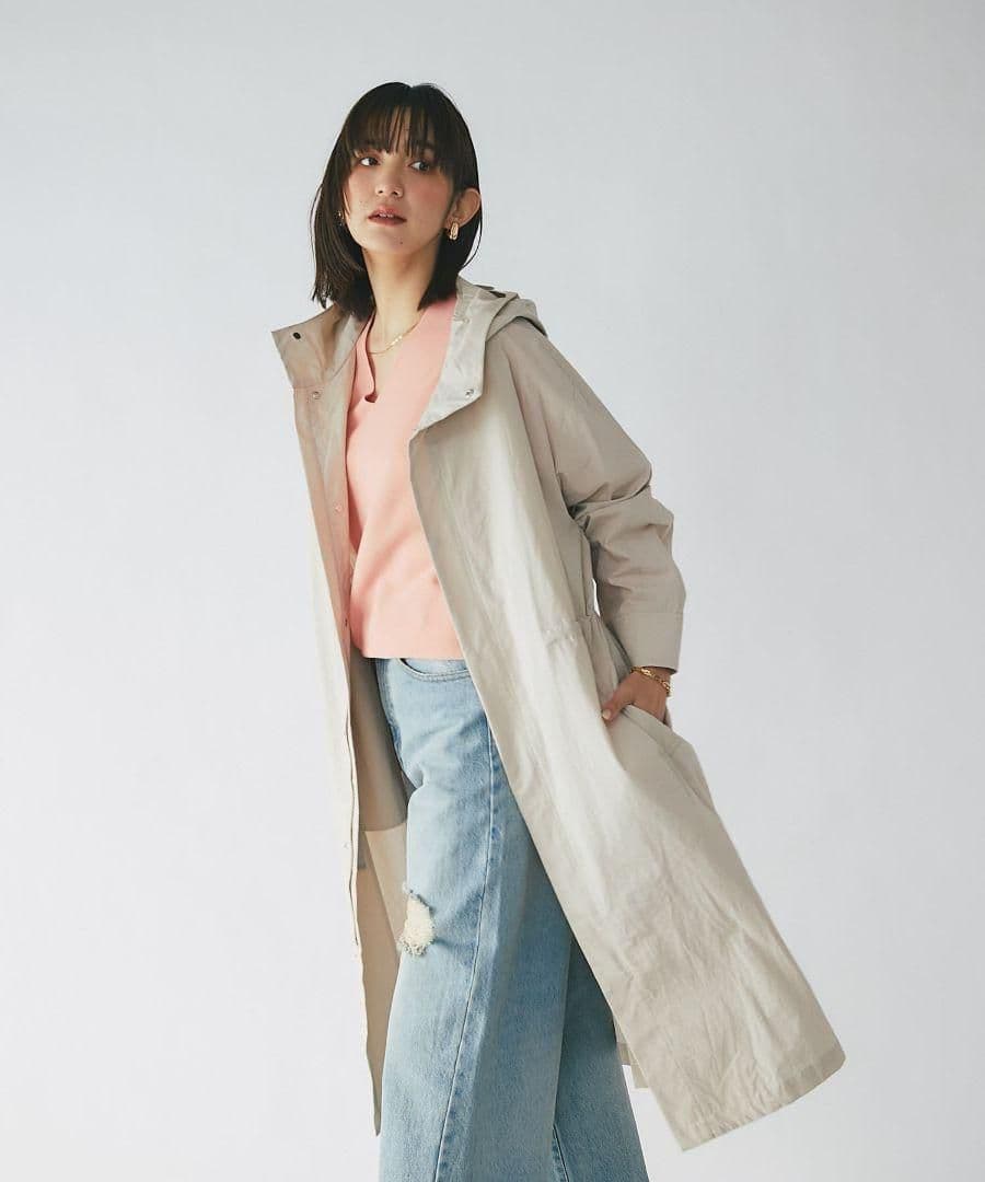 リヴドロワ✨機能的でお洒落に着回せる✨エンジョイショッピングライトモッズコート