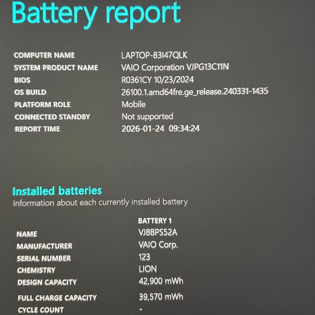 美品 VAIO Pro PG 第10世代 i5 8GB 13.3型 フルHD