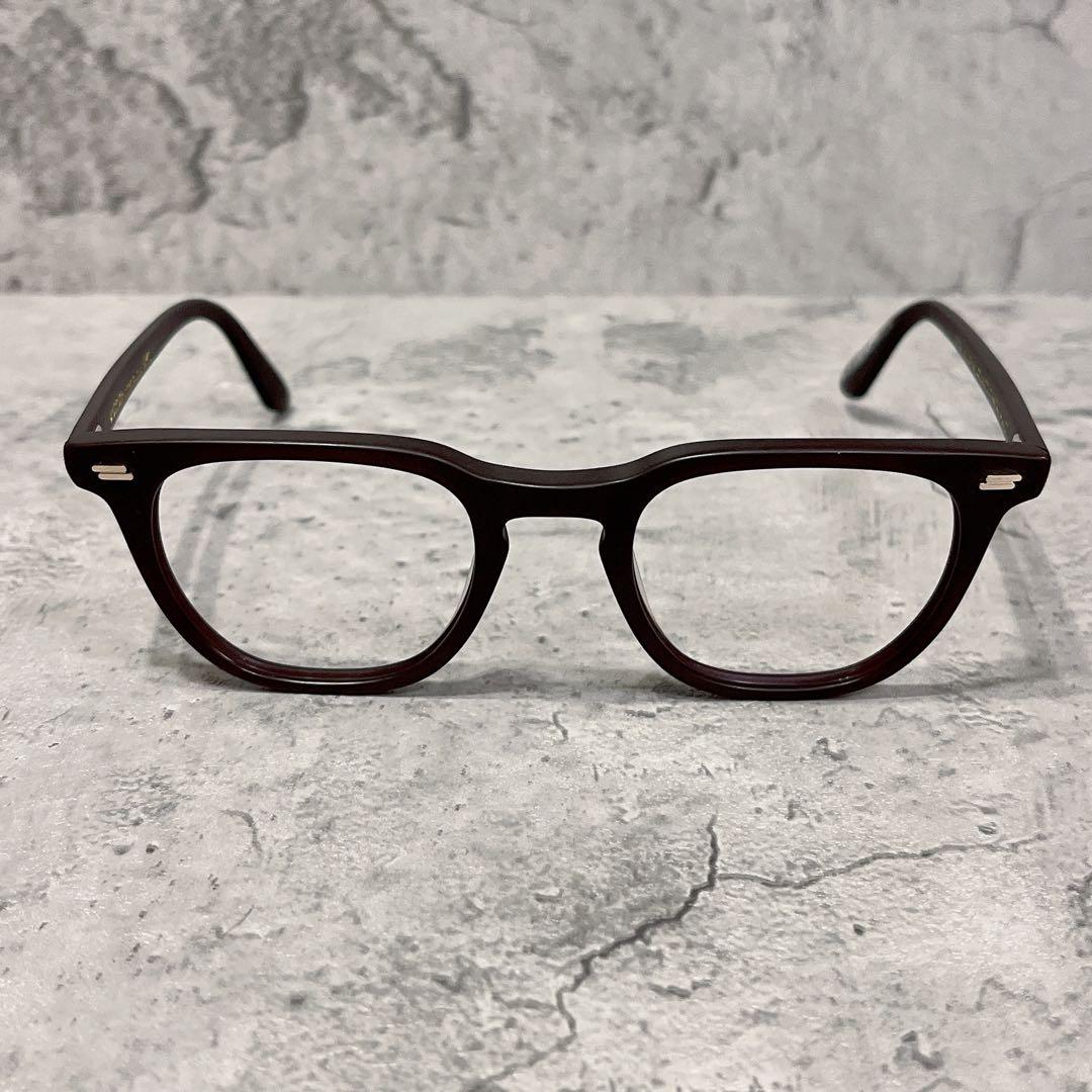 希少 美品 MOSCOT TATAH ダークブラウン サングラス フレームのみ