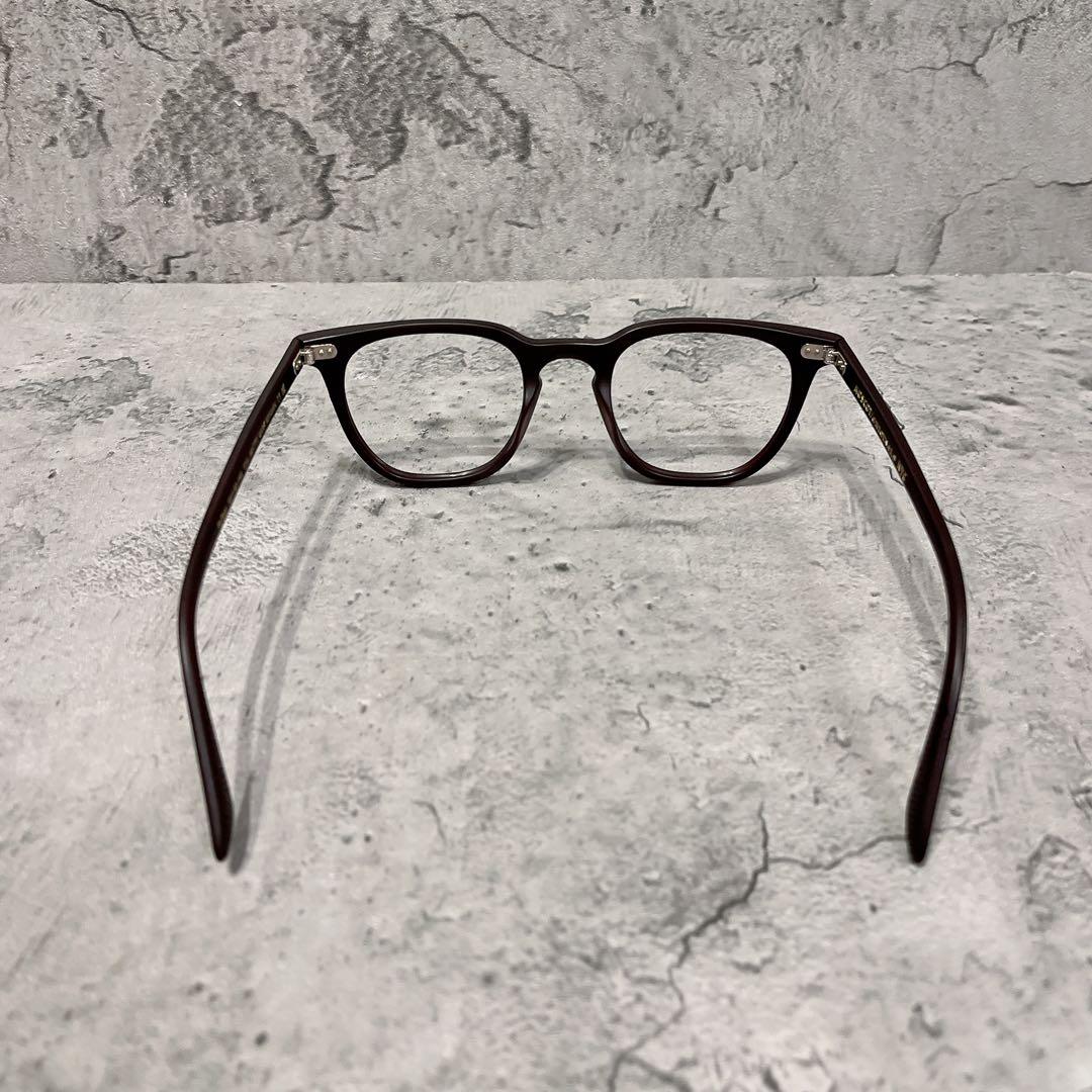 希少 美品 MOSCOT TATAH ダークブラウン サングラス フレームのみ