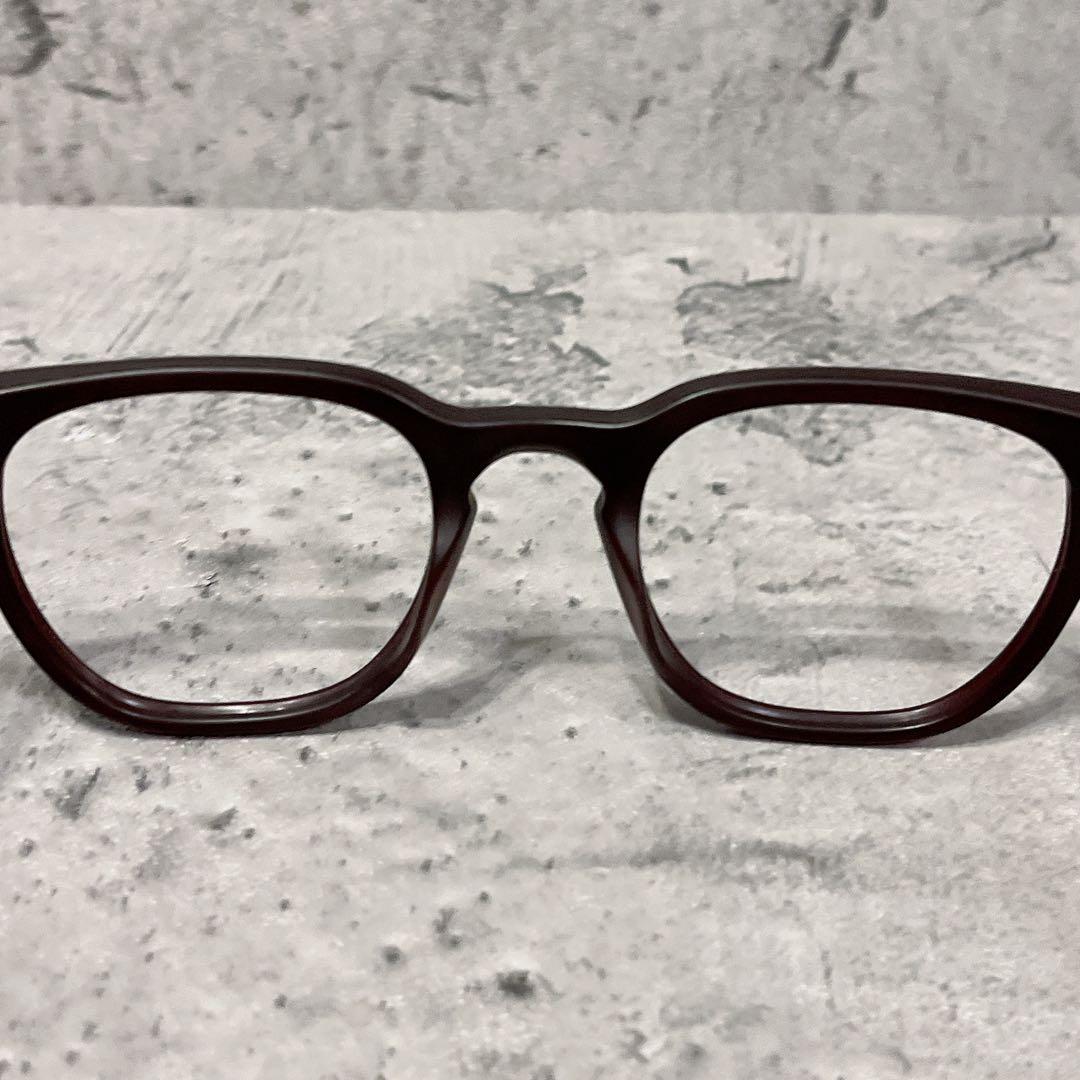 希少 美品 MOSCOT TATAH ダークブラウン サングラス フレームのみ