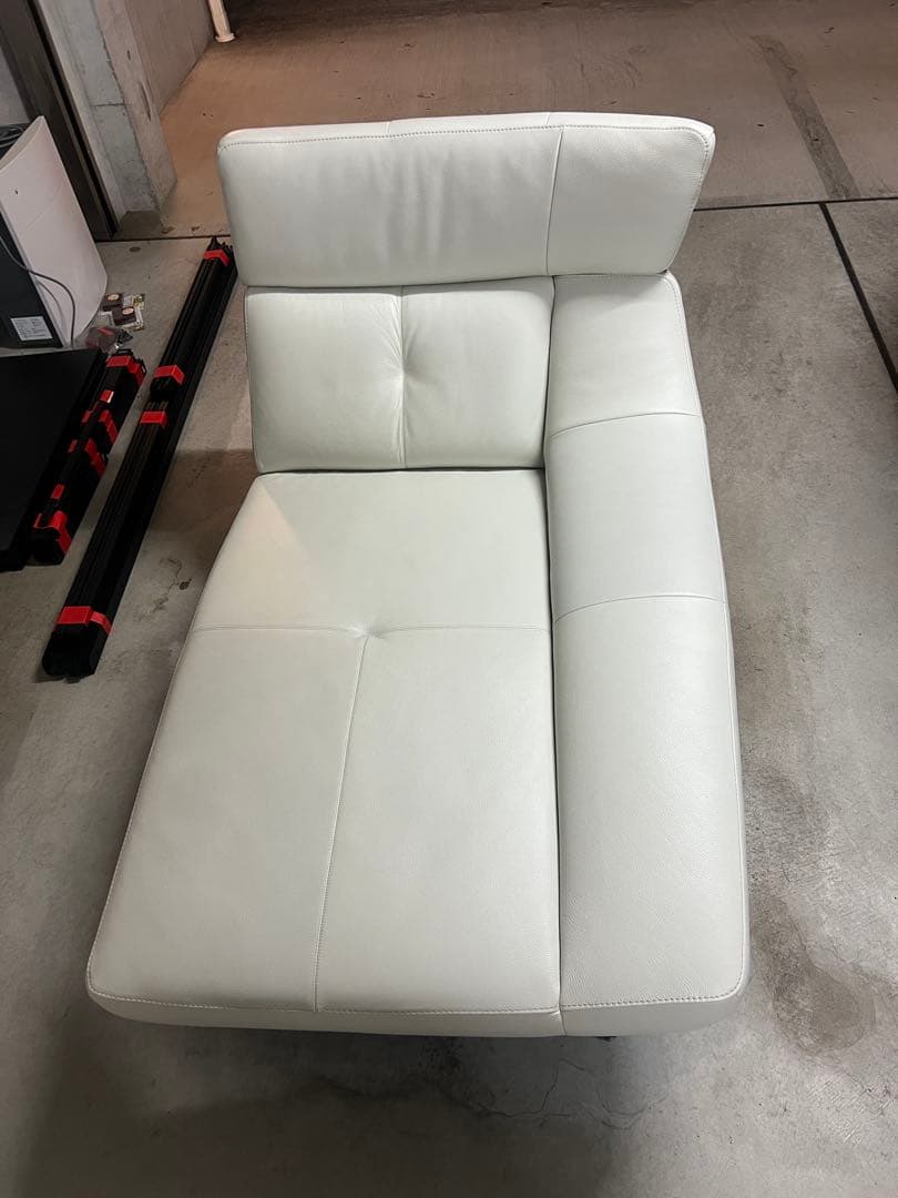 【tjhs】カリモク家具 ZU4649 左肘シェーズロングソファ