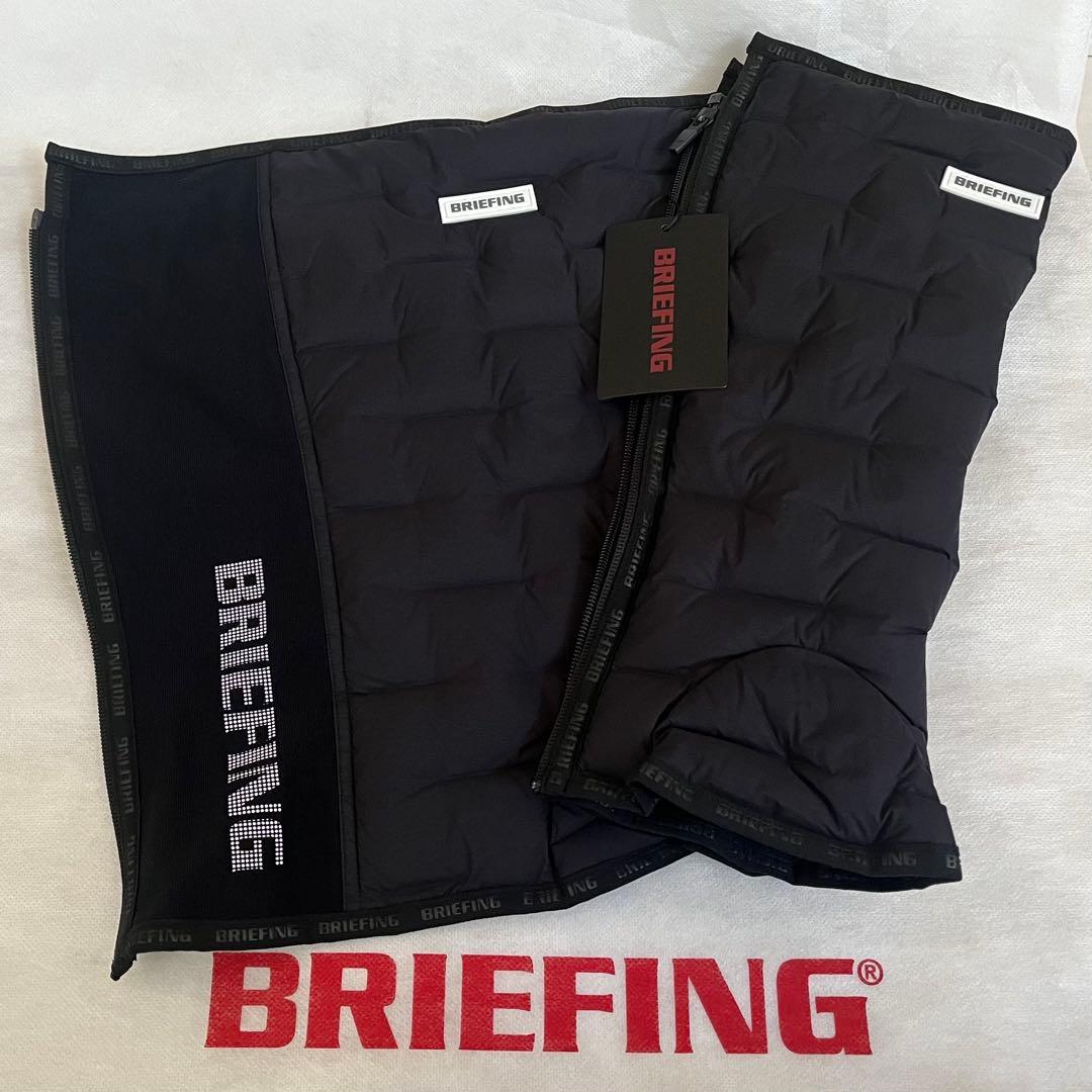 新品★黒 18,700円 BRIEFING ハイブリッドダウンレッグウォーマー