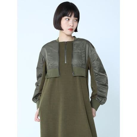 LASUD　ブルゾンレイヤードワンピース　ラシュッド　ヤマダヤ福袋　ラディエイト