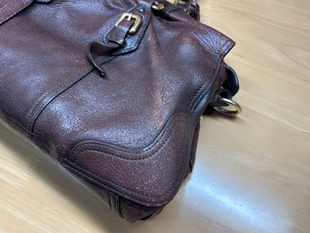 PRADA バンドバッグ ブラウン ショルダーバッグ