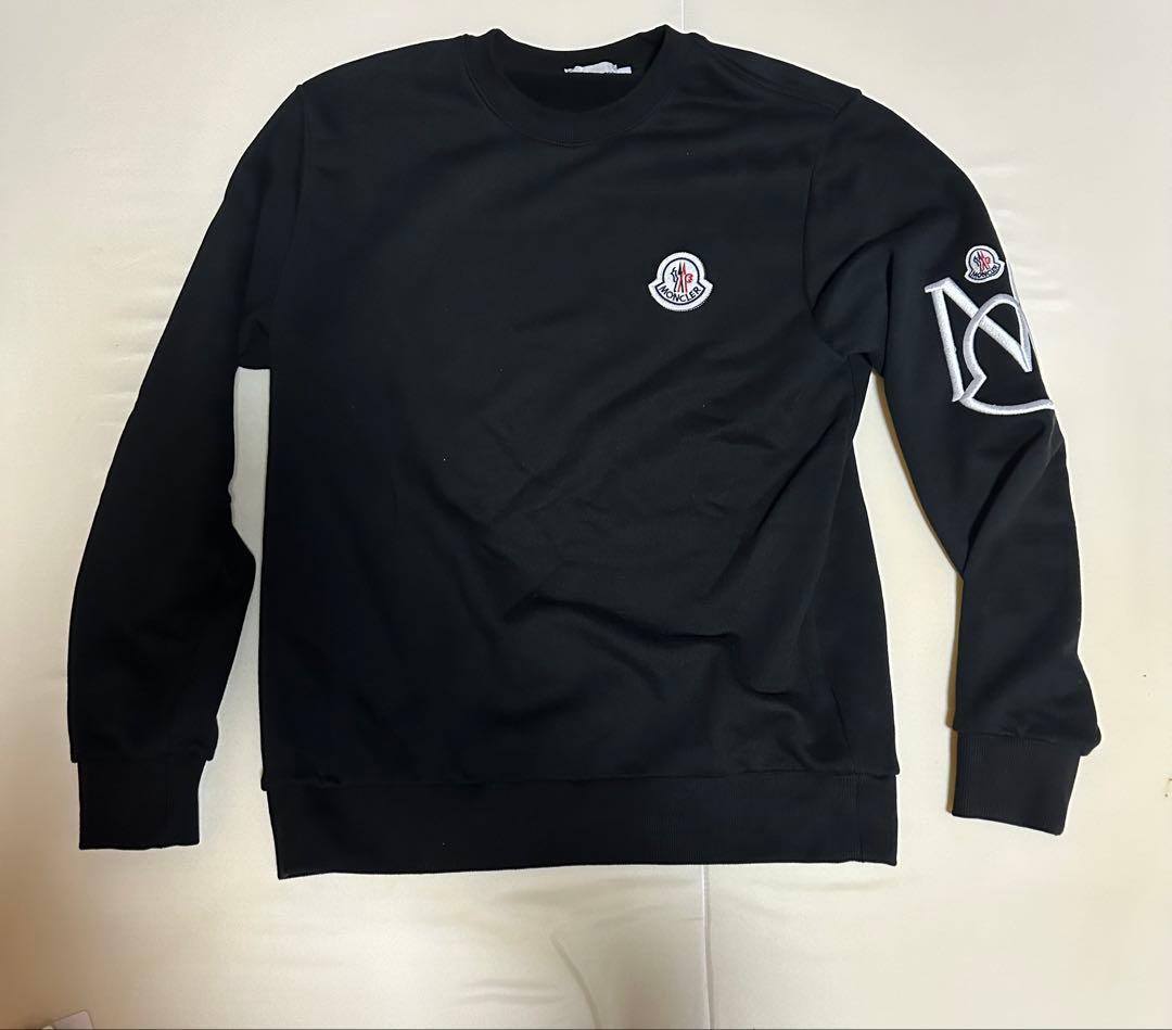 N級MONCLER ブラック スウェット トレーナー