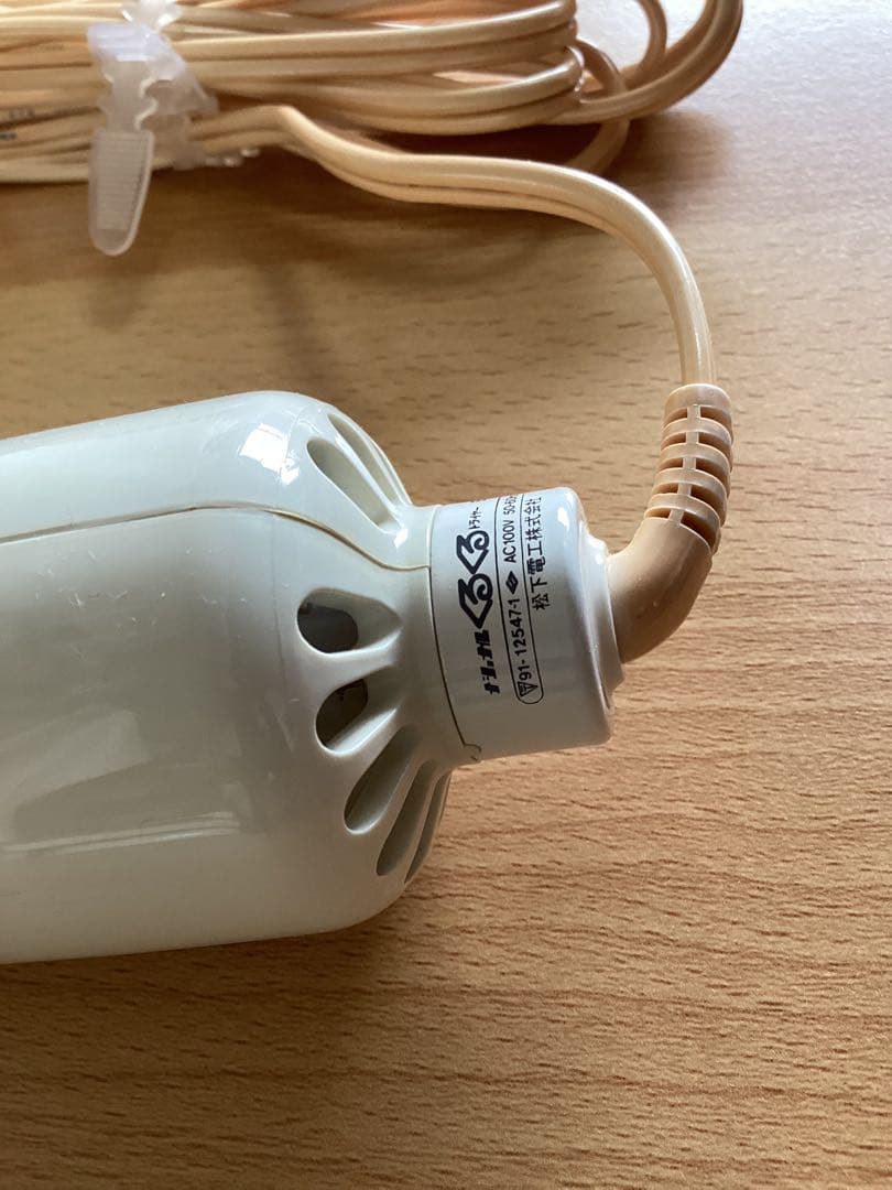 超レアNational 純黒・高級豚毛使用くるくるカールドライヤー収納ケース付き