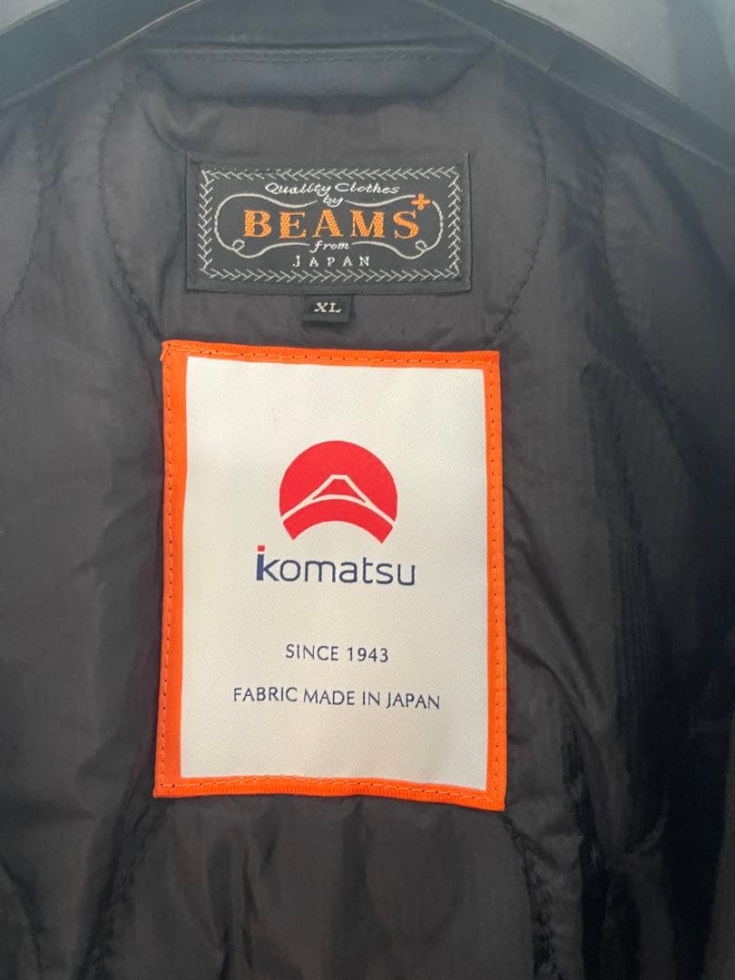 美品　M-65ダウンモッズコート　BEAMS PLUS × 小松マテーレ