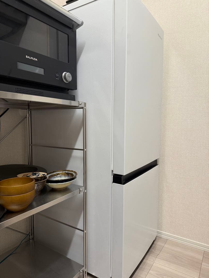 2022年製　ハイセンス　162L 冷蔵庫　ホワイト　一人暮らし