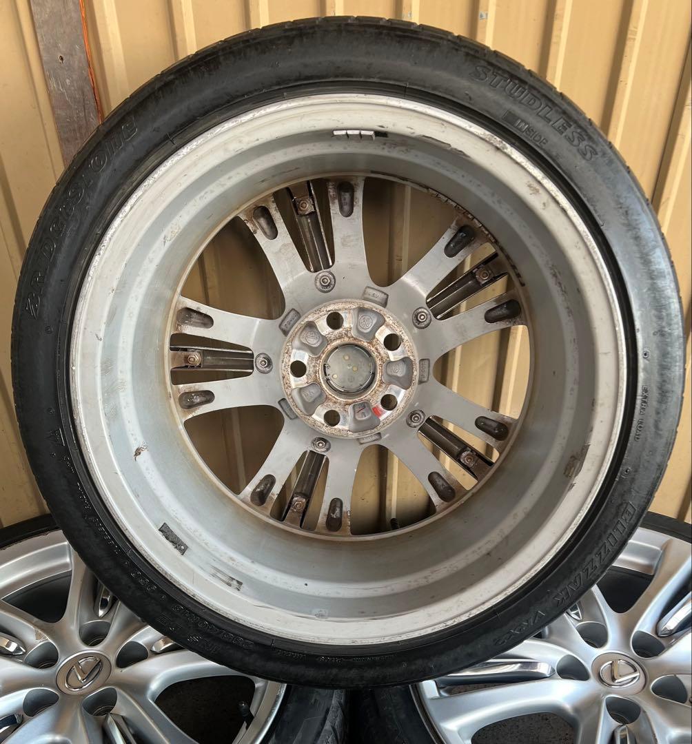 レクサスGS純正18インチ ホイール スタッドレス付4本