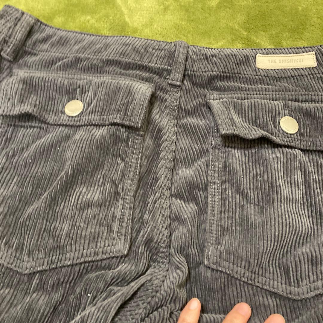 shishikui コーデュロイベイカー　32